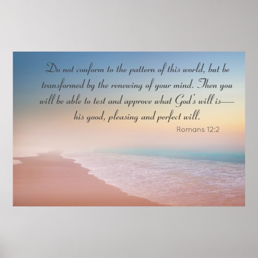 worden omgevormd Romans 12-doorsnede Poster (Voorkant)