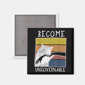  worden onbestuurbare zwarte kattenbijtende hand magneet (Voorkant / Achterkant)