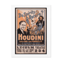 Worden spirits teruggegeven? Houdini zegt nee
