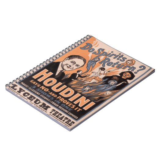 Worden spirits teruggegeven? Houdini zegt nee Notitieboek (Linkerzijde)