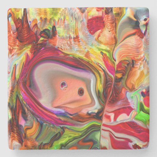 worden stenen onderzetter (Voorkant)