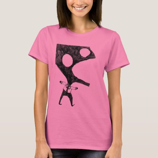 worden verbrand t-shirt (Voorkant)