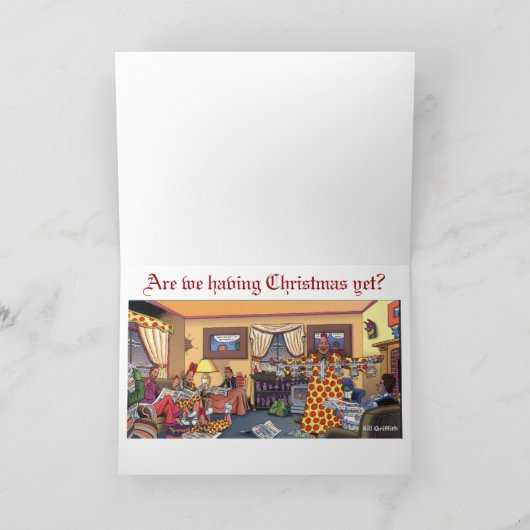 Worden wij nog gehad Kerstmis? Feestdagen Kaart (Binnen)