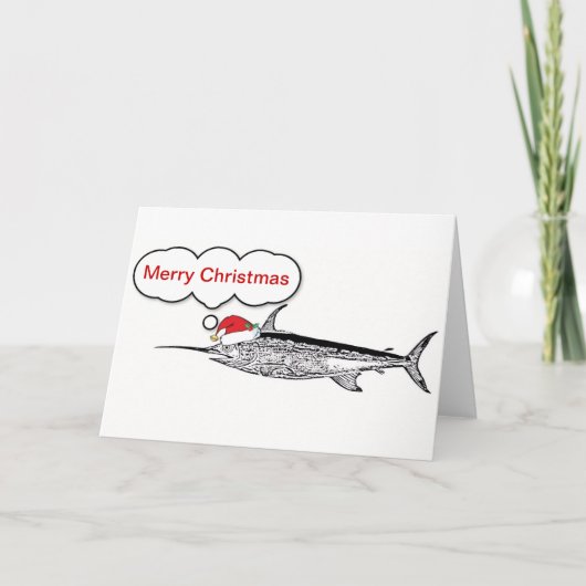 Wordfish Christmas Kaart (Voorkant)