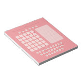 Wordkraatch Pad-laptop - Roze Notitieblok (Schuin)