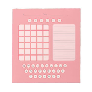 Wordkraatch Pad-laptop - Roze Notitieblok