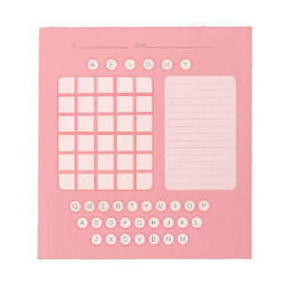 Wordkraatch Pad-laptop - Roze Notitieblok