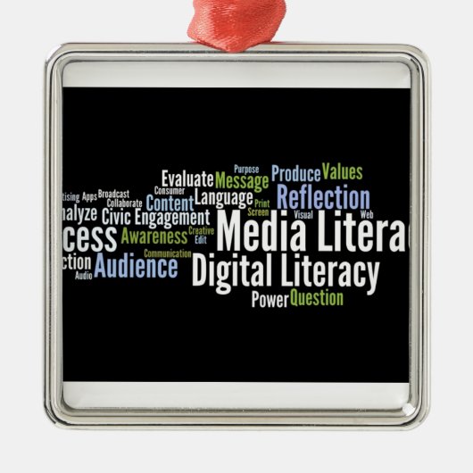 Wordle.jpg Metalen Ornament (Voorkant)