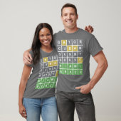 Wordle Puzzle "Miami Beach" T-Shirt (Unisex)