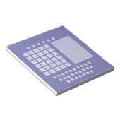 Wordle Scratch Pad Notitieblok - Lavender (Schuin)