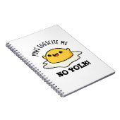 Wordplay Ei-citatie Geen Dooier Grappige Ei Woords Notitieboek (Rechterzijde)