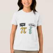 Wordplay Wiskunde Grappig Tri-Blend Shirt (Voorkant)