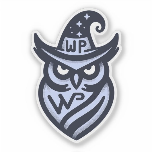 WordPress Wizard Sticker (Voorkant)