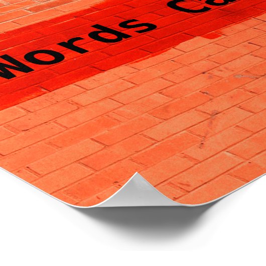 "Words Can Hurt" Poster (Hoek)