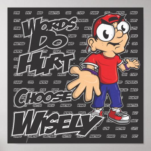 Words Do Hurt Poster (Voorkant)