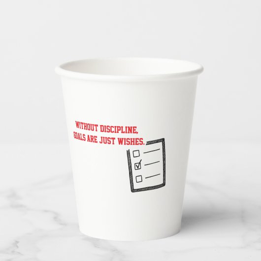 words of motivation papieren bekers (Voorkant)