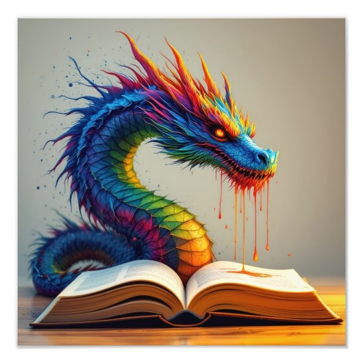 Words of the Dragon Foto Afdruk (Voorkant)
