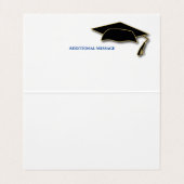Words of Wisdom Advice Card For Graduation Visitekaartje (Binnenkant ongevouwen)