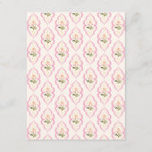 Words of Wisdom Baby Shower Advice Game Card Notitiekaartje (Achterkant)