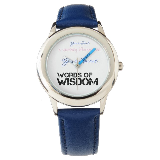 Words of Wisdom eWatch Horloge (Voorkant)