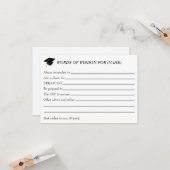 Words of Wisdom for the Graduate - Party card Kaart (Voorkant / Achterkant in situ)