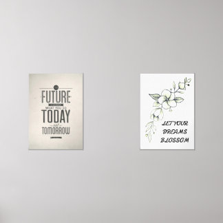 Words to inspire poster muurkunst sets