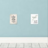 Words to inspire poster muurkunst sets (Houten vloer)