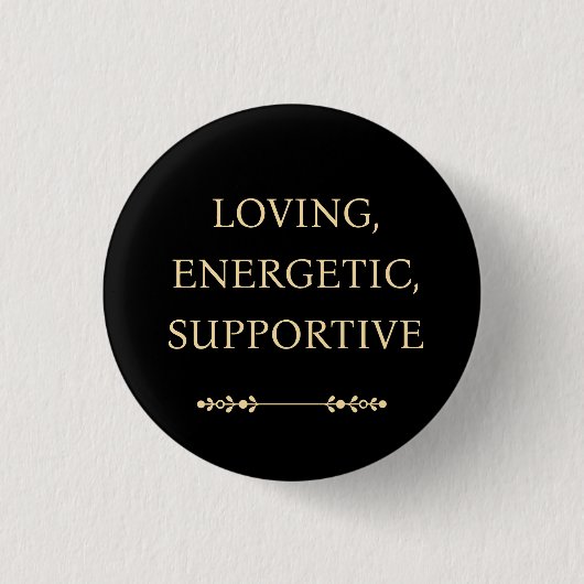 Words with purpose custom pins  ronde button 3,2 cm (Voorkant)