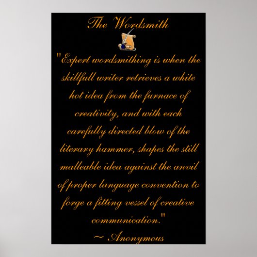 Wordsmith Poster (Voorkant)