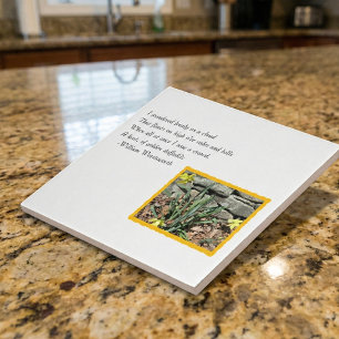 Wordsworth Daffodil Poetry Tegeltje