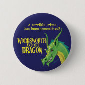 Wordsworth & Dragon Round Button (Voorkant)