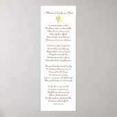 Wordsworth Poem I Wandering Lonely as a cloud Poster (Voorkant)