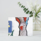 Wordsworth Poem Tree Graffiti Briefkaart (Staand voorkant)