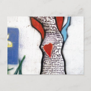 Wordsworth Poem Tree Graffiti Briefkaart