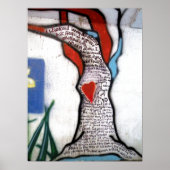 Wordsworth Poem Tree Graffiti Poster (Voorkant)