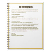 Wordt aangemoedigd dagboek notitieboek (Voorkant)