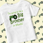 Wordt Big Brother Tractor Custom Kinder Shirts
