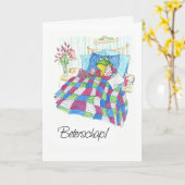 Wordt de Groene Kikker van de pret goed spoedig Kaart (Gele Bloem)