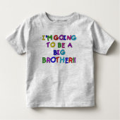 Wordt een Big Brother Kinder Shirts (Voorkant)