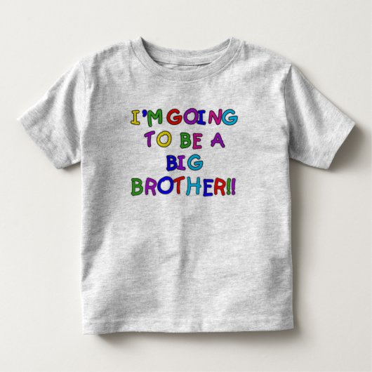 Wordt een Big Brother Kinder Shirts (Voorkant)