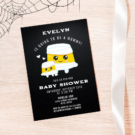 Wordt een mama Halloween Baby shower Kaart