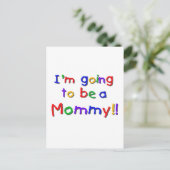 Wordt een Mama Primary Colors Briefkaart (Staand voorkant)