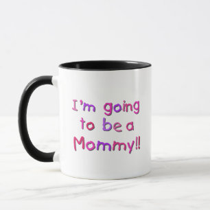 Wordt een mama - Roze en Paarse Mok