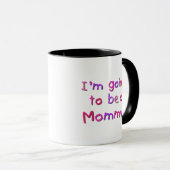 Wordt een mama - Roze en Paarse Mok (Voorkant rechts)