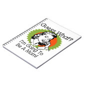 Wordt een moeder Oranje groen Notitieboek (Linkerzijde)