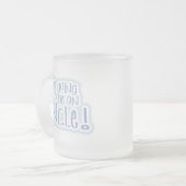 Wordt een oom Tshirts en geschenken Matglas Koffiemok (Voorkant links)