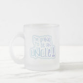 Wordt een oom Tshirts en geschenken Matglas Koffiemok (Links)