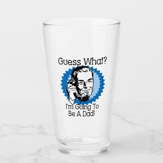Wordt een papa Blue Glas (Voorkant)