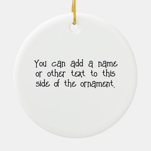 Wordt een roze mama keramisch ornament (Achterkant)