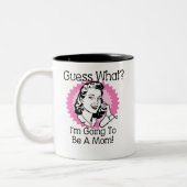 Wordt een roze mama tweekleurige koffiemok (Links)